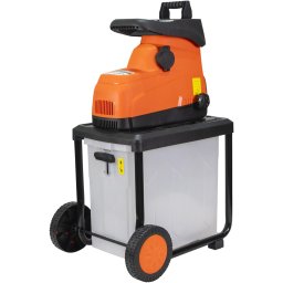 Tocator crengi si resturi vegetale electric Ruris ST200S, putere 2800 W, diametru maxim tocare 45 mm, volum cos colector 60 L