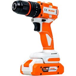 Masina de gaurit si insurubat Ruris RMX 1360, 20 V, 2 Ah, 2 viteze, motor fara perii, 60 Nm, acumulator, incarcator