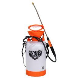 Pulverizator manual RURIS RS 500S, capacitate 5 L, presiune 3 bar, orificiu mare de umplere palnie