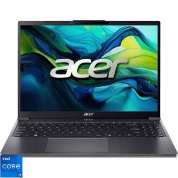 Laptop Acer Aspire Go 15 AG15-51P, Procesor Intel® Core™ i7-1355U, Display 15.3" WUXGA, 16GB RAM , 512GB SSD, Intel Integrated Graphics, NO OS, Gri