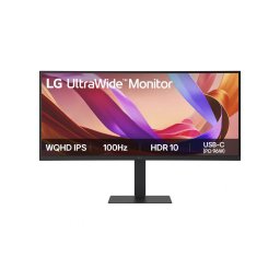 Monitor LG 34U650A-B.AEU, 34", (86,7 cm), WQHD, IPS, HDMI, DP, USB-C, hub USB, panou 100Hz, Negru