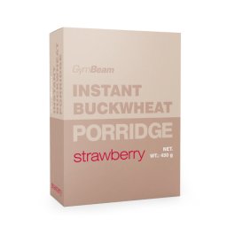 GymBeam Terci instant din hrișcă 450 g căpșuni