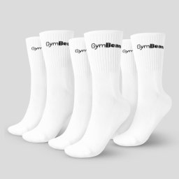 GymBeam Șosete ¾ Socks 3Pack White M