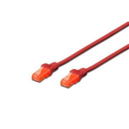DIGITUS Premium CAT 6 UTP patch cable, Length 3,0m, Color red