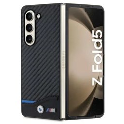 Husa BMW Leather Carbon case for Samsung Galaxy Z Fold 5 - black