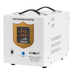 UPS cu sinus pur 2600VA/1800W 24V pentru centrale termice, Kemot URZ3429