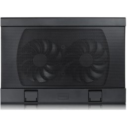 STAND DEEPCOOL notebook 15.6inch, sita metal, 2 x fan 14cm, 2 x USB, fan controller, negru, DP-N222-WPALFS (timbru verde 0.8lei)