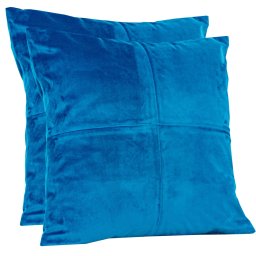 Set 2 FETE de perna cu fermoar Hiko COMFY catifea turcoaz