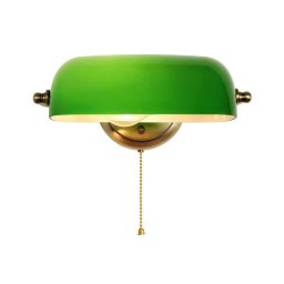 Brilagi - Aplica de perete BANK OFFICE 1xE27/60W/230V alama/verde