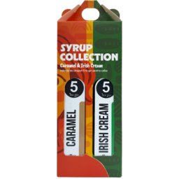 Sirop cafea Collection, 2 x 250ml, Caramel & Irish Cream, 5 to go