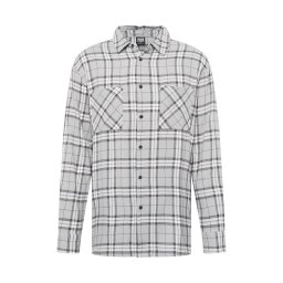 Urban Classics Cămașă maro deschis / gri / negru / alb