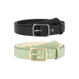 Urban Classics Curea 'Ostrich' verde mentă / negru