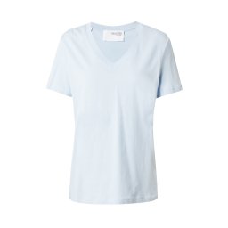 SELECTED Tricou 'Esential' albastru deschis