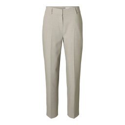 SELECTED Pantaloni cu dungă 'SLFRit-Ria' grej