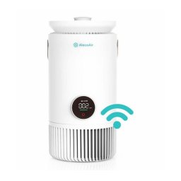 Purificator si umidificator AlecoAir PU50 Nuo, WiFi, Capacitate umidificare 600 ml/h, True HEPA, Lampa UV-c, Ionizare, PM 2.5