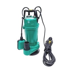 Progarden - QDX10-16-0.75A - Pompa submersibila de drenaj, apa murdara, 750 W, 5 m, 167 l/min, carcasa -, flotor, monofazata
