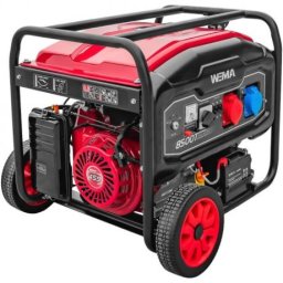 WM 8500 ET Generator de curent trifazat Weima , putere maxima 7,7 kVA , pornire electrica , rezervor 30 L, benzina , motor Weima 18 Cp