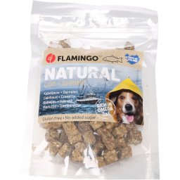 Flamingo Nature Snacks - cod & creveți 75 g