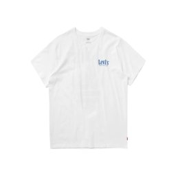 LEVIS T-Shirt Ss Relaxed Fit 161432456 serving up classics white plus