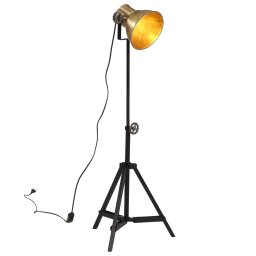 Lampa de podea 25 W, alama antichizata, 35x35x65/95 cm, E27 GartenMobel Dekor