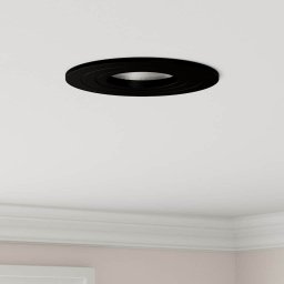 Spot 6 pcs Negru 9 x 9 x 2 cm Aluminiu GartenMobel Dekor
