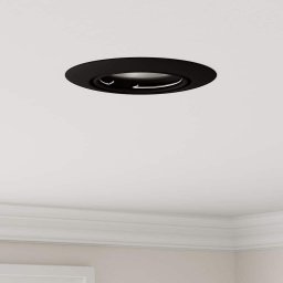 Spot 6 pcs Negru 9 x 9 x 2.5 cm Metal GartenMobel Dekor