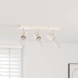 Spot de tavan Nichel 38 x 6,5 x 11,5 cm Metal GartenMobel Dekor