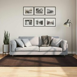 Covoare de zona HUARTE Maro 200 x 140 cm Poliester GartenMobel Dekor
