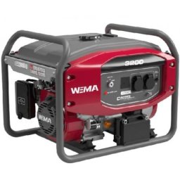 WM 3200 Generator de curent monofazat Weima , putere maxima 3 kVA , AVR , pornire la sfoara , benzina , bobinaj alternator cupru