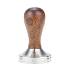 Edream tamper cafea 58mm cu maner lemn si baza inox