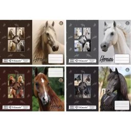 T-Creativ: Copertă caiet cu inserție model cai - A5, diverse tipuri