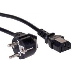 Cablu de alimentare pentru PC, AK-PC-06A Cablu de 3 m, Negru