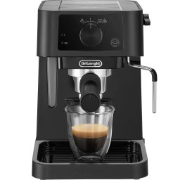 Espressor Espresor manual DeLonghi EC 235.BK 1l, 1100W, 15 bari, Negru