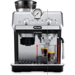Espressor Espressor Manual La Specialista ARTE EC9155.MB, 1,5L, 15 Bar, 1300W, Negru/Argintiu