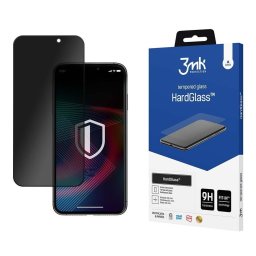 Folie de sticlă securizată cu protecție a confidențialității (Anti-Spy) 3MK HardGlass Max Privacy 9H pentru Apple iPhone 14 Pro