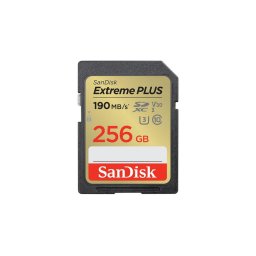 Card memorie EXTREME PLUS 256GB SDXC Card memorie,Citire 190MB/S,Scriere 130MB/S, UHS-I CL 10