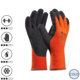 709283, Manusi de protectie Winter Grip, din acril, acoperire din spuma de latex cu finisaj nisipos, uz profesional, marimea 9/L