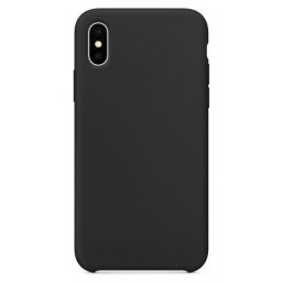 Husa Husa pentru Apple iPhone XS / X, OEM, Pure Silicone, Neagra