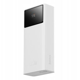 Baterie externa EnerFill FP41, 30000mAh, 22.5W, QC + PD, 1 x USB-C - 2 x USB-A, Alba