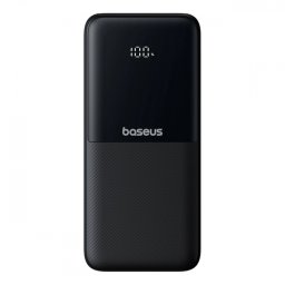 Baterie externa Lipow, 10000 mAh, 22.5W, 3A, 1xUSB-C, 1xUSB-A, 1xCablu USB-C, 1x Cablu Lightning, Negru