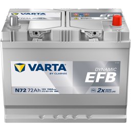 DYNAMIC EFB 72 Ah Curent descarcare: 760 A