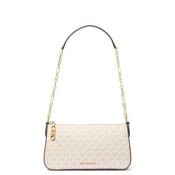 MICHAEL KORS Geantă Md Chain Pouchette 32S5G8EW6B 149 vanilla/acrn