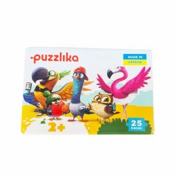 Puzzle pentru copii 5in1, 2 ani+, puzzlika - birds