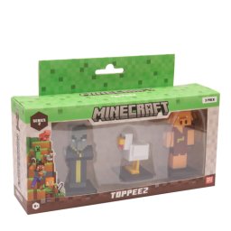 Figurine minecraft topeez 3 buc in cutie evoker chiken piglin pmimc2221ecp