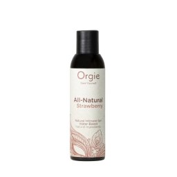 Orgie All-Natural Capsuni Lubrifiant Gel Intim Natural pe Baza de Apa 150ml Ingrediente Naturale