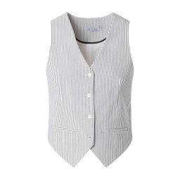 Quiosque Vestă de costum '8UD001' gri deschis / alb