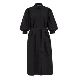 WE Fashion Rochie tip bluză negru