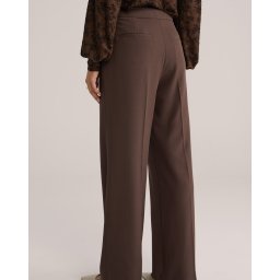WE Fashion Pantaloni cutați maro închis