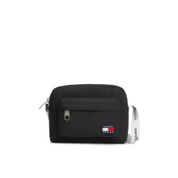 Tommy Jeans Geantă de umăr 'ESS' bleumarin / roșu intens / negru / alb