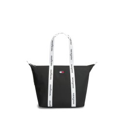 Tommy Jeans Plase de cumpărături 'Essential' roșu / negru / alb